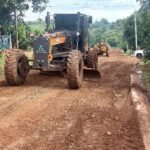 Trabajos de reparación de caminos Widera y Venezuela
