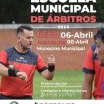 Abiertas las inscripciones para la Escuela Municipal de Árbitros