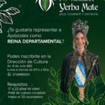 Convocatoria para representar al Departamento de Apóstoles en la 46° Fiesta Nacional e Internacional de La Yerba Mate