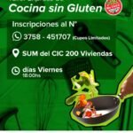 Convocatoria a Taller de Cocina sin Gluten en Apóstoles