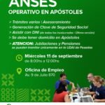 Operativo ANSES en Apóstoles: trámites y asesoramiento