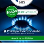 El Programa Ahora Gas llega a Apóstoles con precios bajos para ayudar a los vecinos