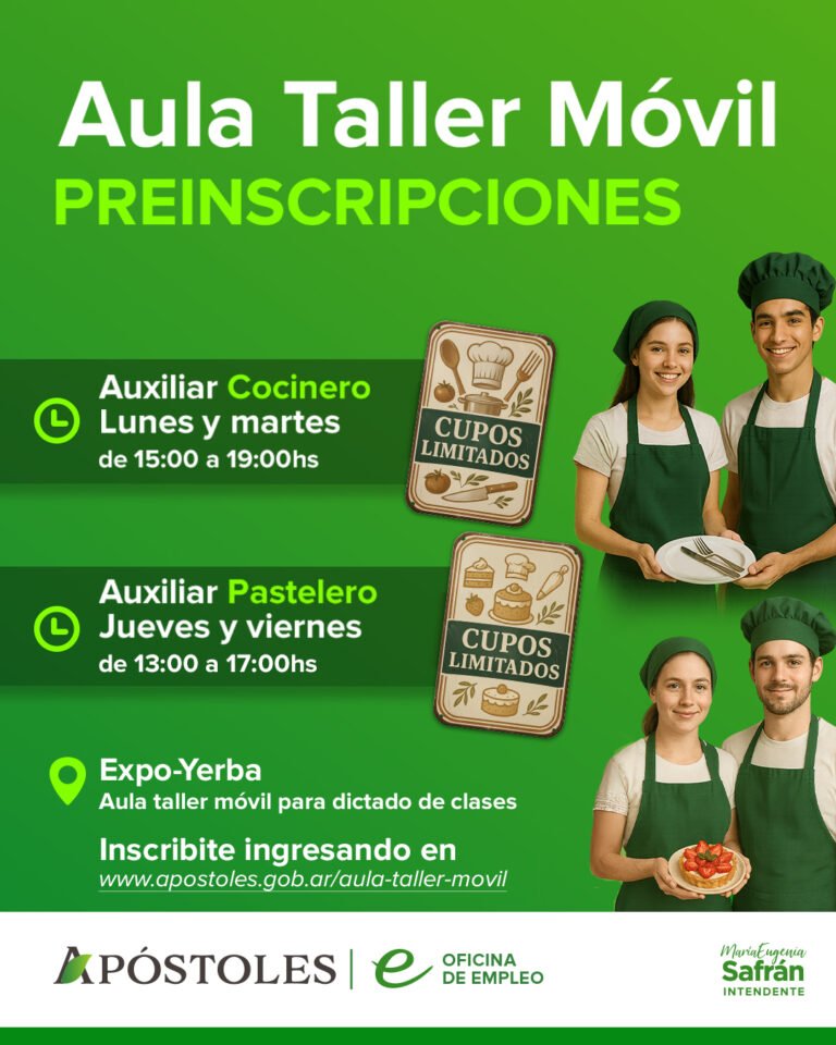 Aula Taller Movil - Preinscripciones